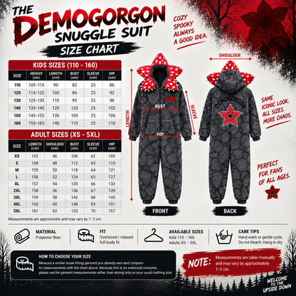 The Demogorgon Snuggle Onesie